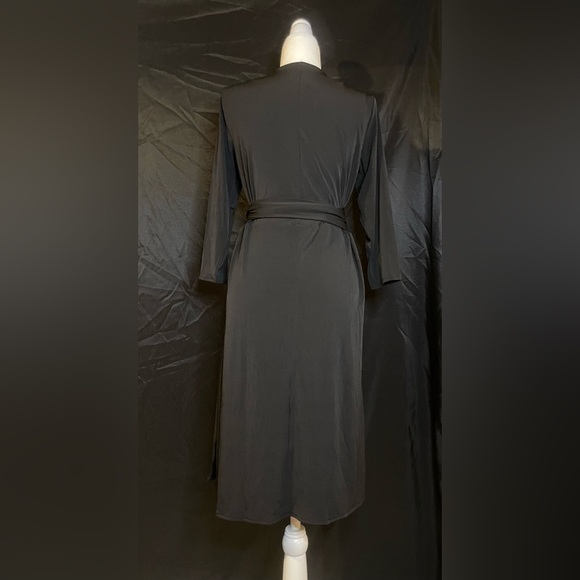 NWT Alfani Women’s black, wrap dress, size medium - Picture 5 of 6